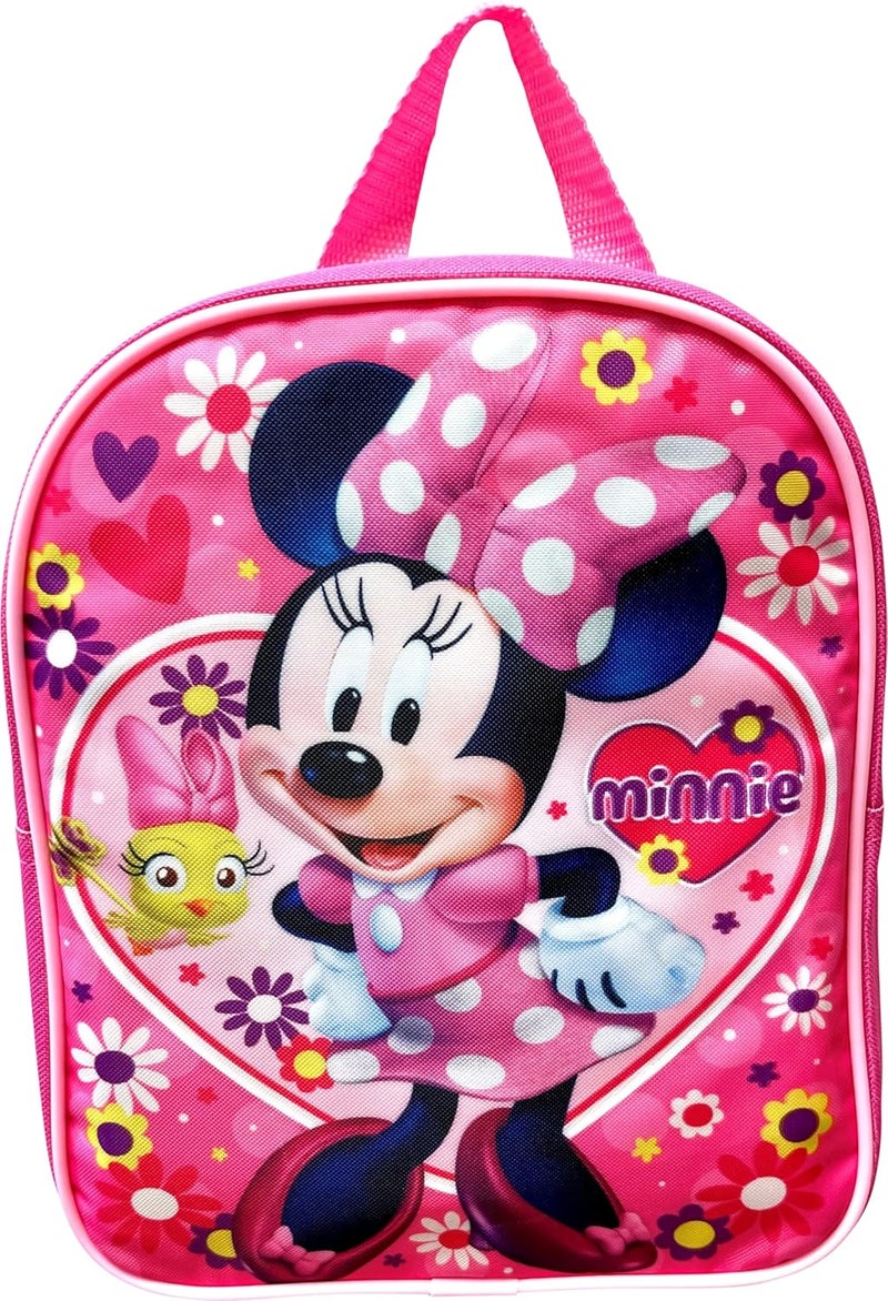 Ruz Disney/Marvel Kids Licensed 10" Mini Backpack (Minnie mouse-Pink) - Image 1