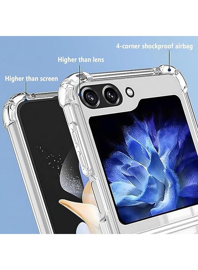 Case for Samsung Galaxy Z Flip 6 Clear Case, Compatible with MagSafe Transparent Shockproof Protection Yellowing Resistant Magnetic Phone Case for Galaxy Z Flip 6 5G (2024) (Case With Magsafe) - Image 3