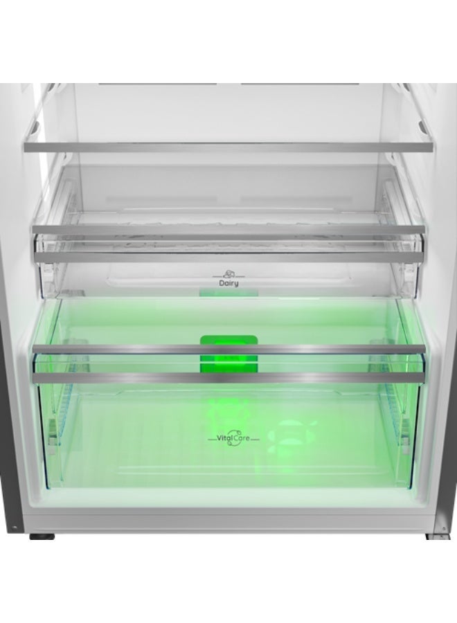 أريستون NoFrost Top Freezer Refrigerator , 455 Liter Inverter Motor , Dark Inox - ART70 F1452 DXDI ART70 F1452 DXDI Dark Inox - Image 3