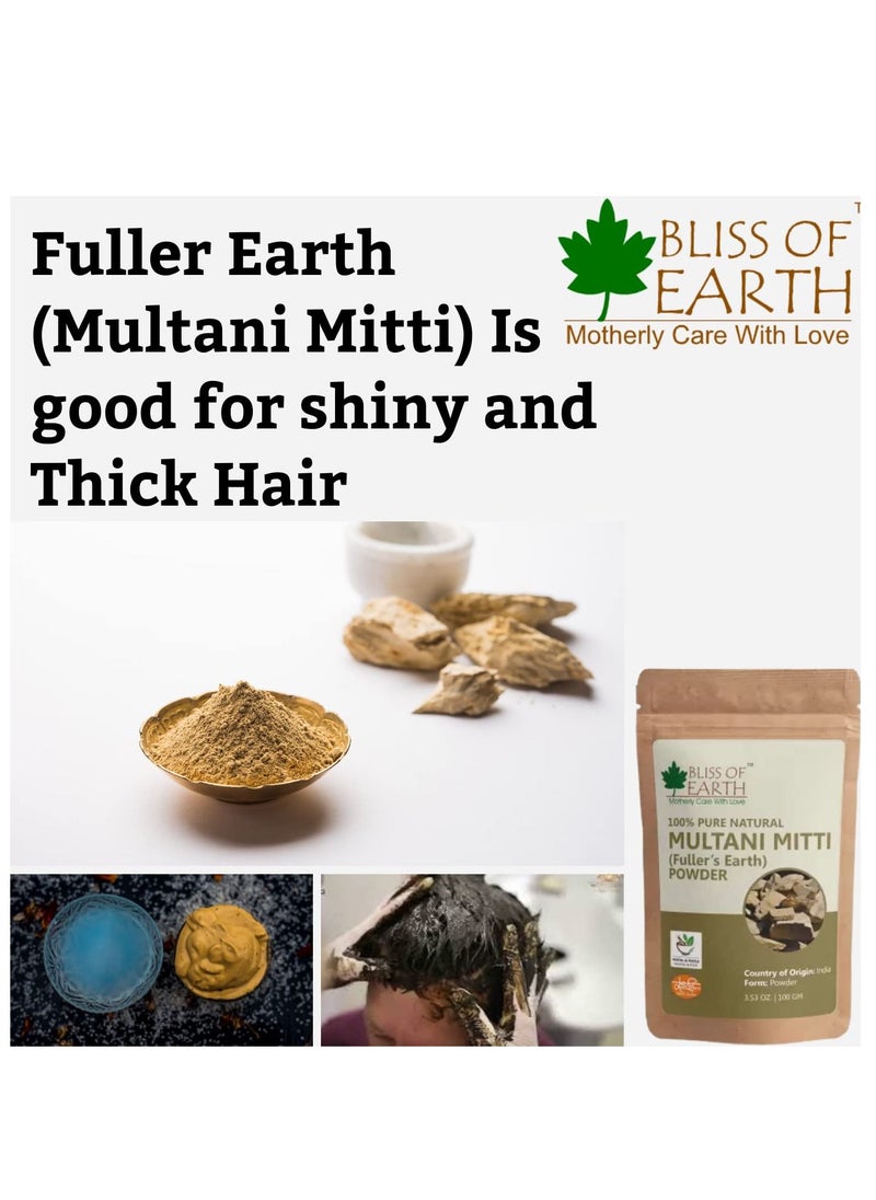 BLISS OF EARTH - BLISS OF EARTH Multani Mitti Powder 100g - Image 1
