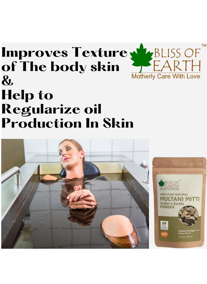 BLISS OF EARTH - BLISS OF EARTH Multani Mitti Powder 100g - Image 1