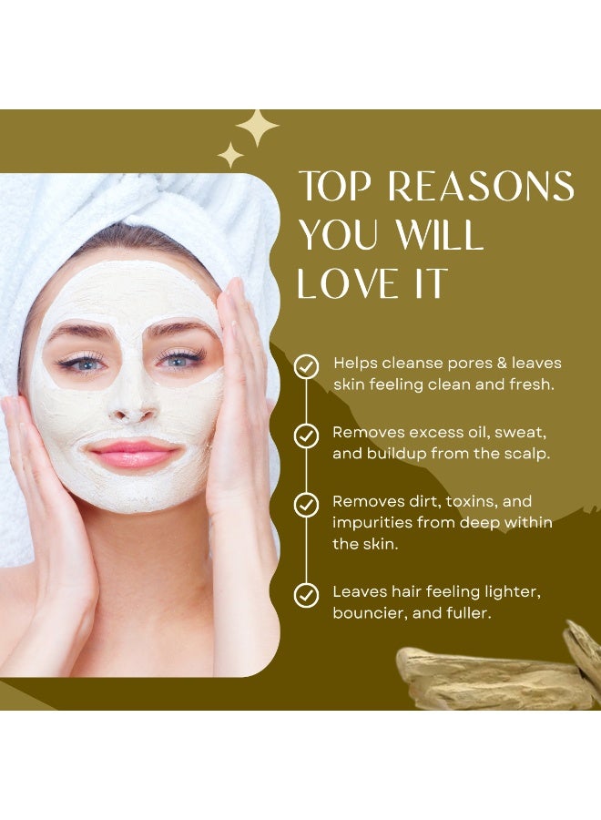 Bliss of Earth Multani Mitti Powder 100g, 100% Pure Fuller’s Earth, Natural Skin Care & Face Pack - Image 3