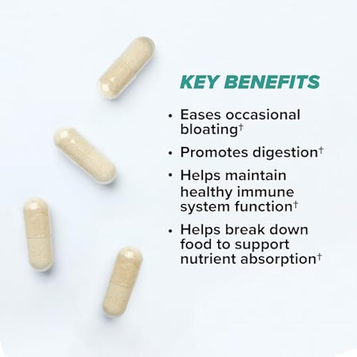 ONNIT Total Gut Health Daily Digestive Support, IGEN™ Non-GMO Tested Digestion Supplement for Women and Men with 7 Strains of Probiotics, Prebiotics, Enzymes and Betaine HCL, 60 Count - Image 3