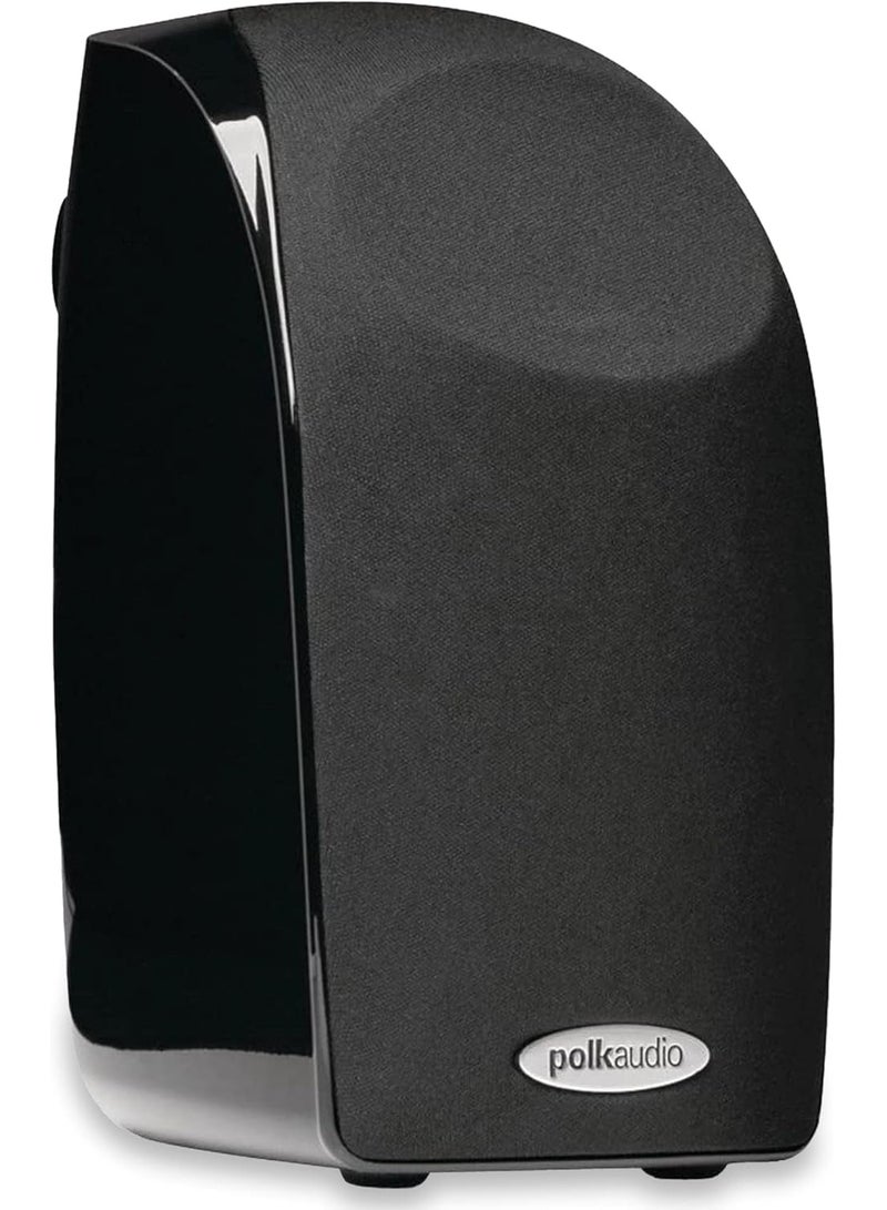 Polk Audio مكبر صوت بولك أوديو بلاكستون TL1 (مفرد، أسود) | تقنية باور بورت | تشطيب بلاكستون اللامع | حجم مدمج، صوت واضح | اقترن مع سلسلة TL للترفيه المنزلي الكامل - Image 1