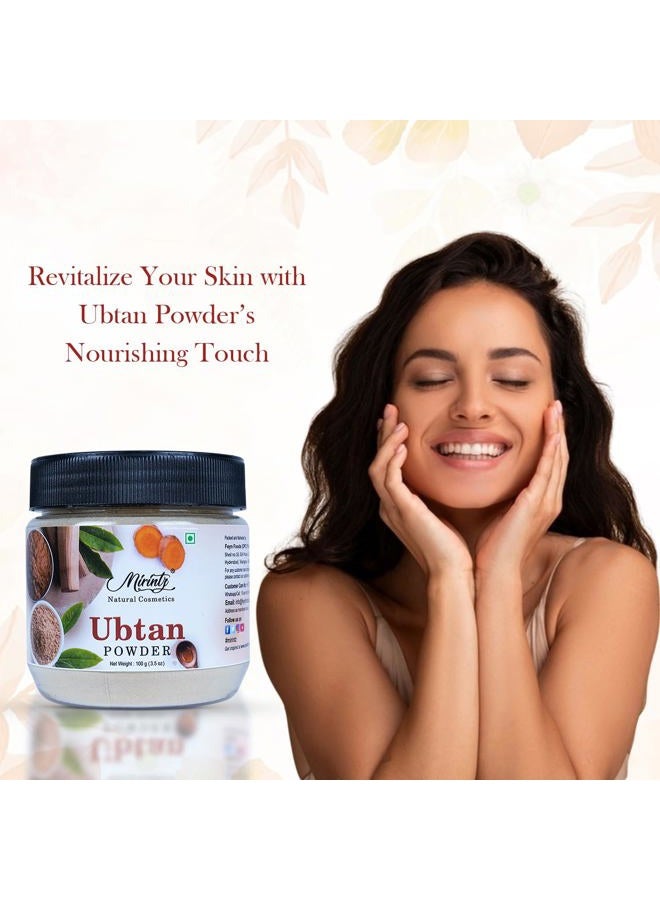 Mirintz Ubtan Powder, 100 g| Face Pack, Facial Mask and Scrub | Natural| Skin Cleansing | Removes Wrinkles| Body Scrub | Chemical Free | Pack of 1 - Image 2
