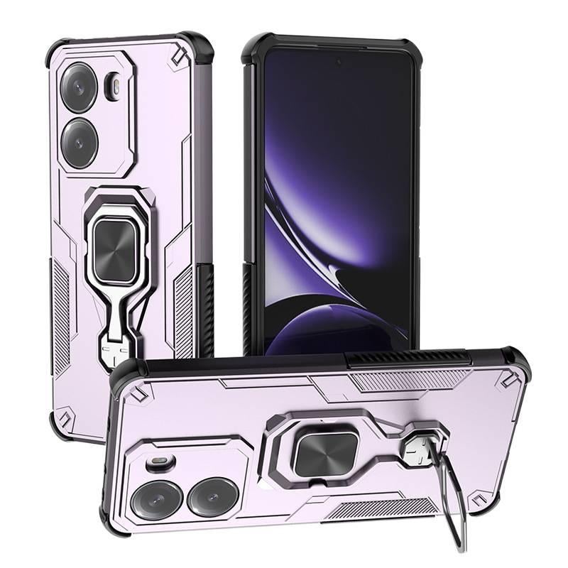 MagSafe TPU Case Protective + PC for redmik80 pocof7pro with Kickstand in Purple for School Days - Image 1
