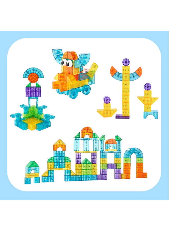 Hong Kongbo Popular Children's Magnetic Three-dimensional Building Blocks Intellectual Blocks Three-dimensional Geometry Assembled Educational Toys - Image 4