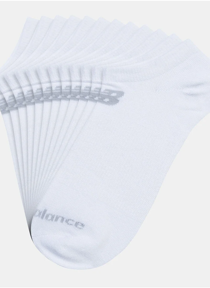 New Balance Performance Flat Knit No Show Socks (6 Pack)