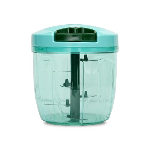 Emergity Plastic Manual Vegetable Chopper for Kitchen, Vegetable Cutter for Kitchen, Onion Cutter, Onion Chopper (Multi Colour) (900 ml) - Image 2