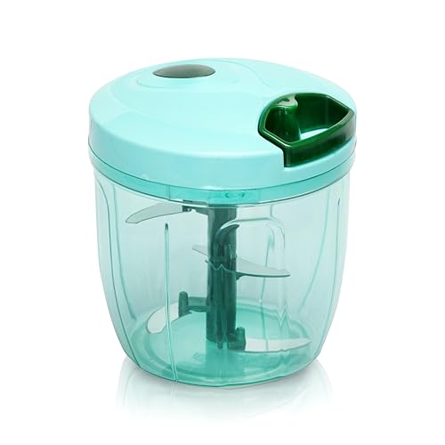 Emergity Plastic Manual Vegetable Chopper for Kitchen, Vegetable Cutter for Kitchen, Onion Cutter, Onion Chopper (Multi Colour) (900 ml) - Image 1