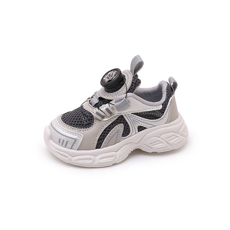 Mesh Sneakers Lightweight Flexible Sole Walking Shoes For Kids Indoor And Outdoor Activities - Image 1