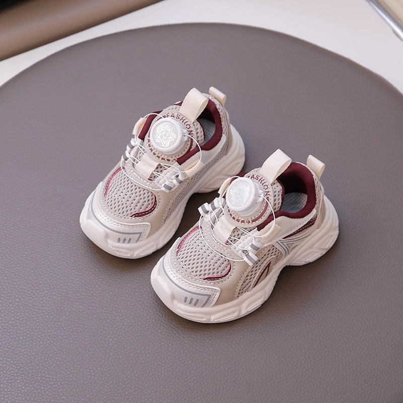 Mesh Sneakers Lightweight Flexible Sole Walking Shoes For Kids Indoor And Outdoor Activities - Image 4