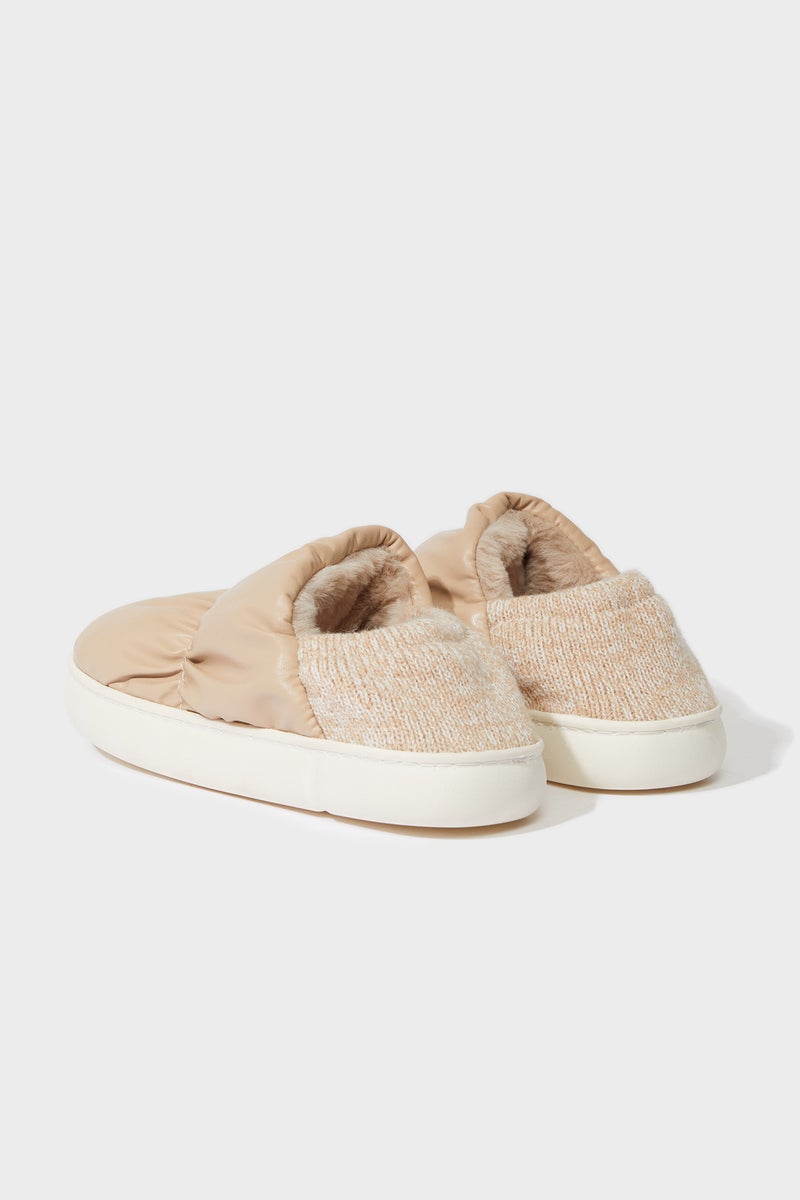 DeFacto Beige Woman Woman Flat Sole Home Boots Casual - Image 3