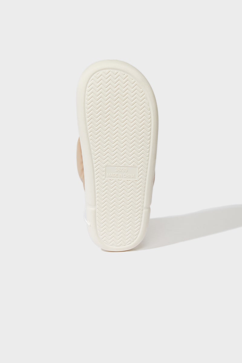 DeFacto Beige Woman Woman Flat Sole Home Boots Casual - Image 4