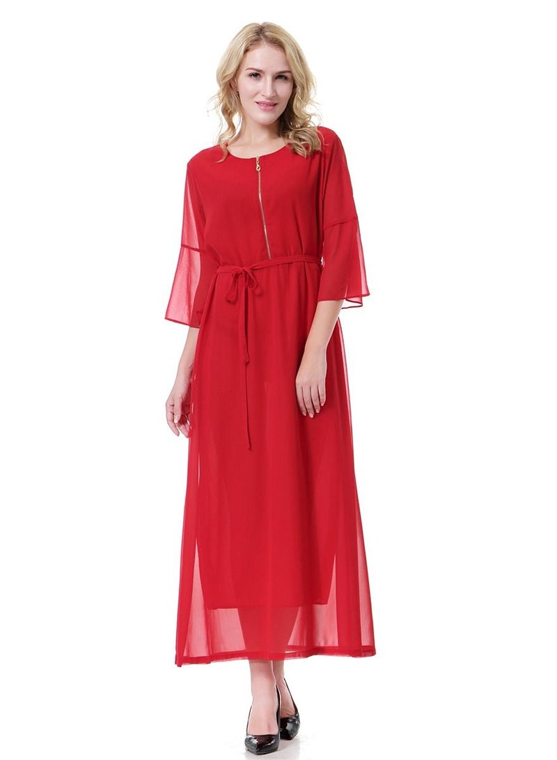 Loquat Lady wool peach Dress - Image 1