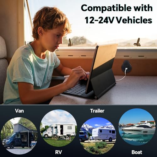 Acegoo RV USB Charger Outlet, 50W Dual Port 12V Quick Charging Port, 30W PD Type-C & 20W USB-A Surface Mount Panel for RV Camper Trailer Truck Boat Golf Cart (2Pcs) - Image 4