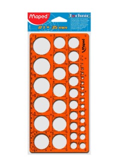 Maped Maped Technic Cirle Ruler Template  - Image 1