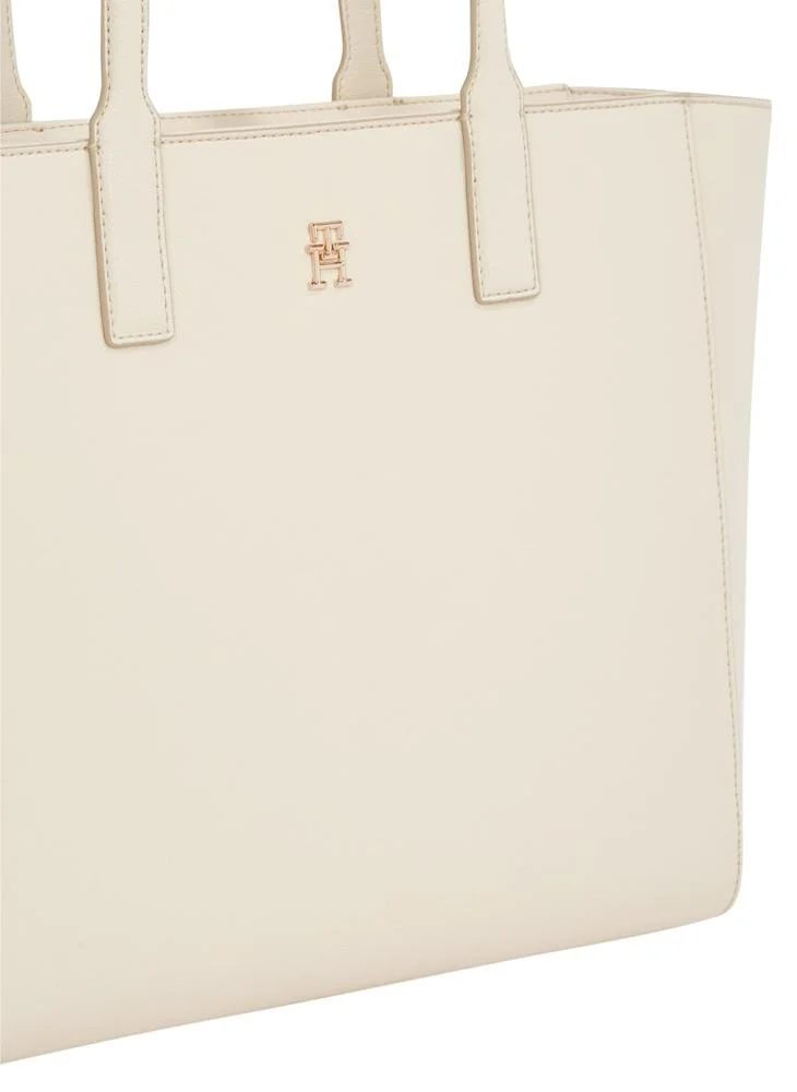 تومي هيلفيغر Logo Detail Zip Over Tote