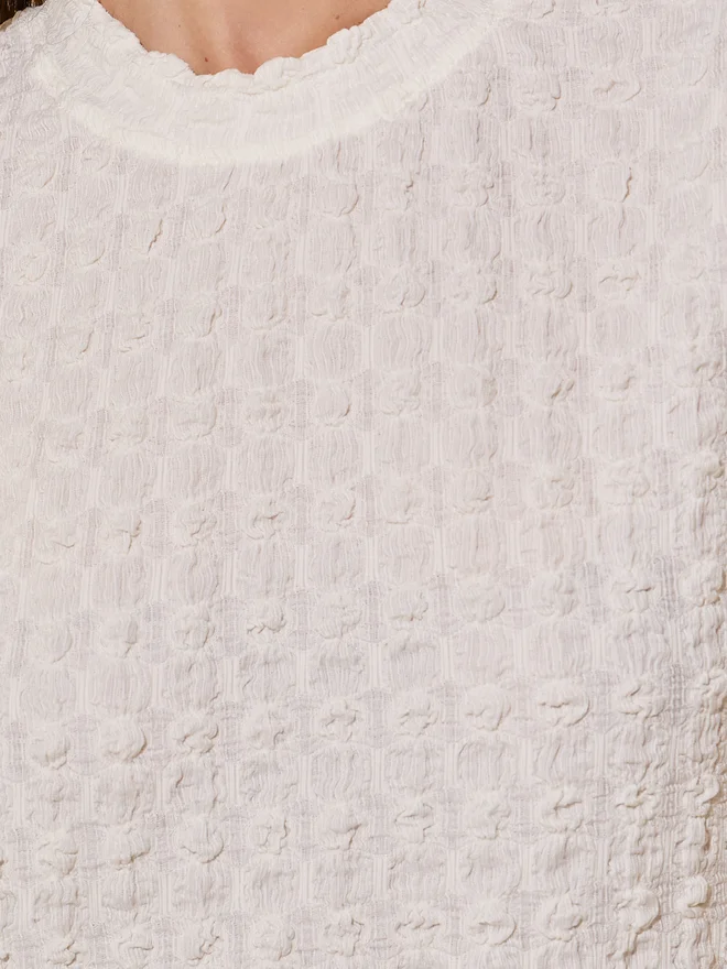 Take Two Take Two Textured Round Neck Regular Fit T-Shirt