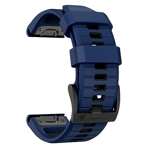 MYSNBKN Compatible with Fenix 7 Band,22mm Easy-fit Silicone Watch Strap Wristbands Replacement for Garmin Fenix 5/Fenix 5 Plus/Fenix 6/Fenix 6 Pro/Fenix 7 Pro/Forerunner 935/Forerunner945/Approach S60 - Image 1