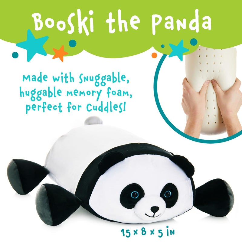 MEMORY MATES MEMORY MATES Booski The Panda Memory Foam Pillow Plush 15  Stuffed Animal  - Image 2