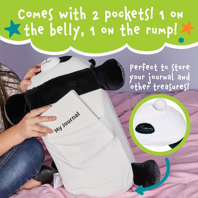 MEMORY MATES MEMORY MATES Booski The Panda Memory Foam Pillow Plush 15  Stuffed Animal  - Image 5