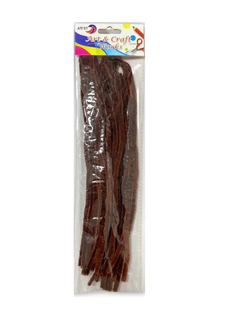 20-Piece Pipe Cleaners 30cm Size Brown - pzsku/ZE5852AAF3956401F24F3Z/45/_/1738084092/d2d09c1e-d324-44a7-8ffe-93462cd6e46e