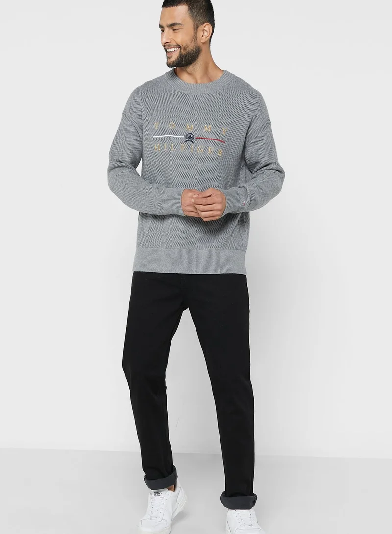 TOMMY HILFIGER Logo Knitted Sweater