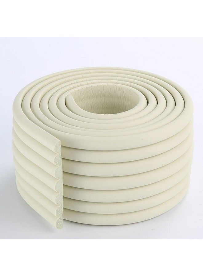Leeonz Soft Extrawide Edge Protectors For Baby With 3M Strong Adhesive Double Sided Pretaped Baby Proofing Safety Guards Proof Foam Padding For Table Furniture Sharp Edge Desk (Cream 6.5 Foot) - Image 2
