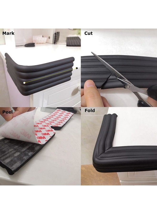 Leeonz Soft Extrawide Edge Protectors For Baby With 3M Strong Adhesive Double Sided Pretaped Baby Proofing Safety Guards Proof Foam Padding For Table Furniture Sharp Edge Desk (Cream 6.5 Foot) - Image 4