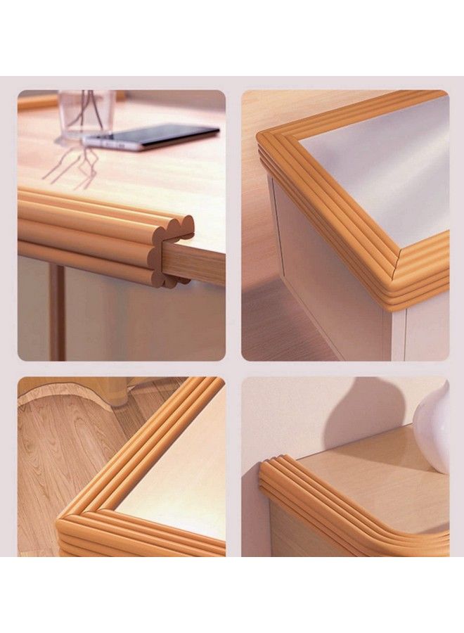 Leeonz Soft Extrawide Edge Protectors For Baby With 3M Strong Adhesive Double Sided Pretaped Baby Proofing Safety Guards Proof Foam Padding For Table Furniture Sharp Edge Desk (Cream 6.5 Foot) - Image 5