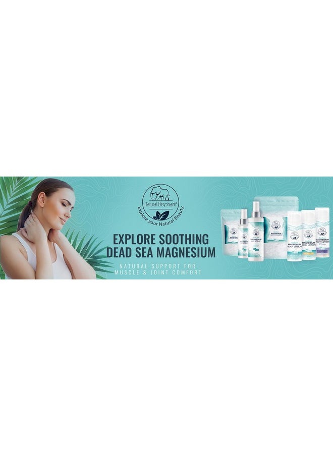 Natural Elephant Dead Sea Magnesium Bath Flakes | 4 Oz Trial Size (113G) | Pure Magnesium Chloride Soak For Body And Foot | Ideal For A Soothing Bath Experience | Alternative To Epsom Salt  - Image 5