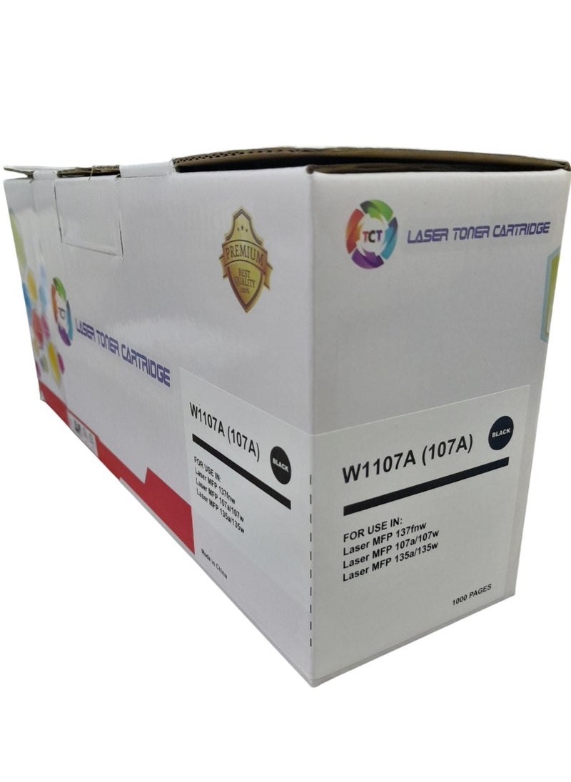 TCT W1107A 107A Compatible Toner Cartridge For HP LaserJet 107a MFP 135a 135w 137fnw Printer 107w 107 w1107 1107a Office Consumable Replacement High Quality  - Image 1