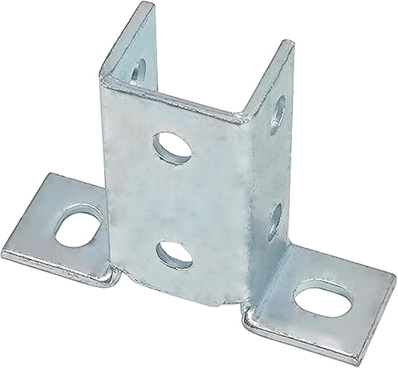 ASTAMOTOR 8 Hole Wing Shape 90 Degree Fitting Connector Bracket Braces - 6 Pack - Image 4