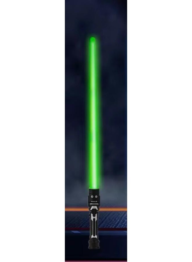 Glow stick 2 in 1  Green Light-Up Plastic  for Kids, Assemblable, 67cm, 2 Pieces, with LED Light (2)  - Image 4