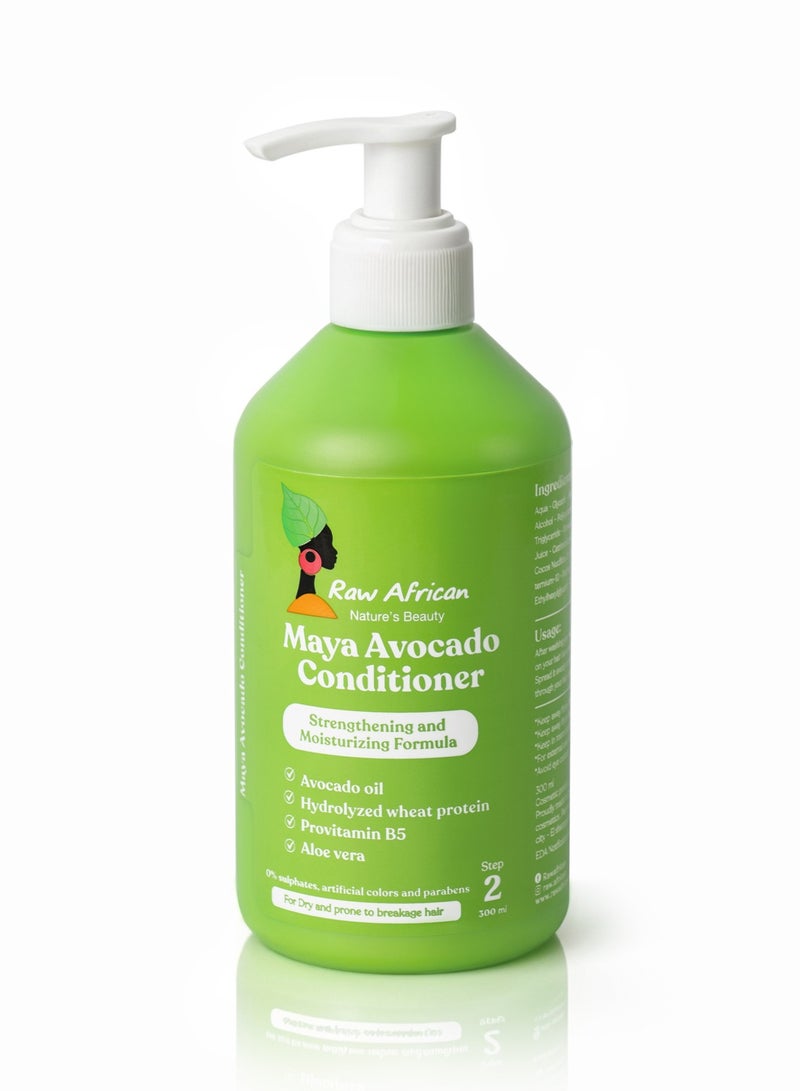 Raw African Maya Avocado Conditioner - 300 ml  - Image 1