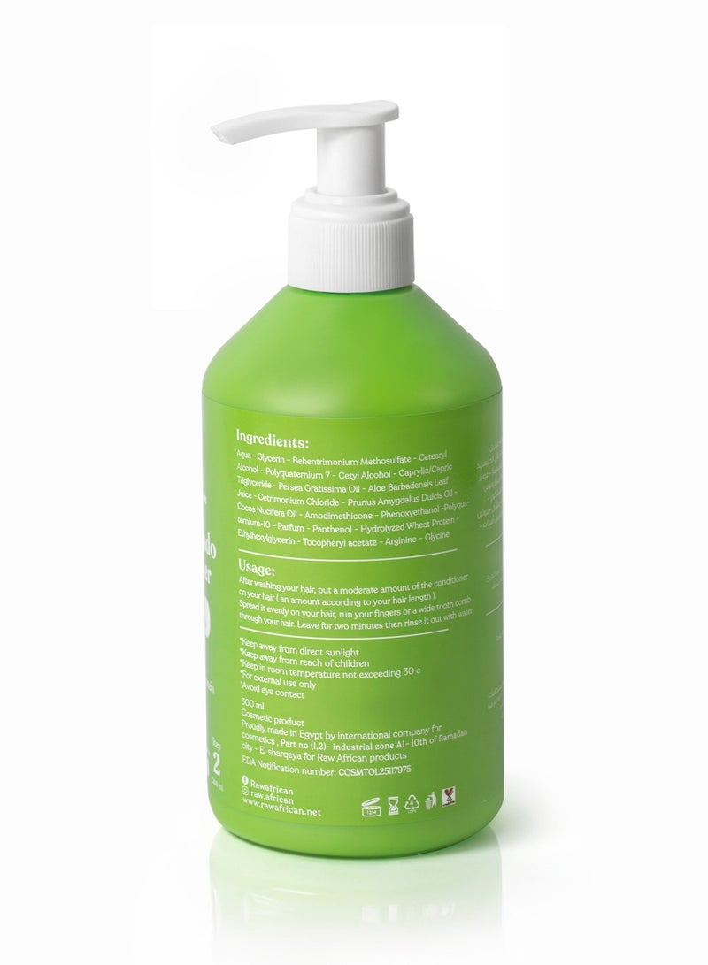 Raw African Maya Avocado Conditioner - 300 ml  - Image 2