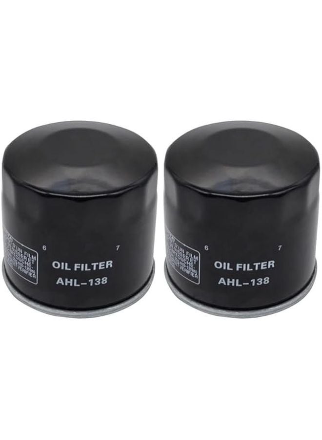 Motorcycle Oil Filter 2 Pieces For SUZUKI BURGMAN 650 ABS V STROM DL1000 ATV - Image 3