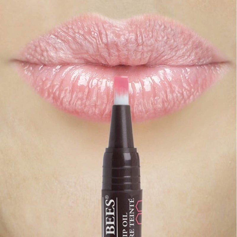 Burt's Bees 100 % Natural Moisturizing Tinted Lip Oil, Showering Sunset - 1 Pen, 0.04 Fl Oz - Image 5