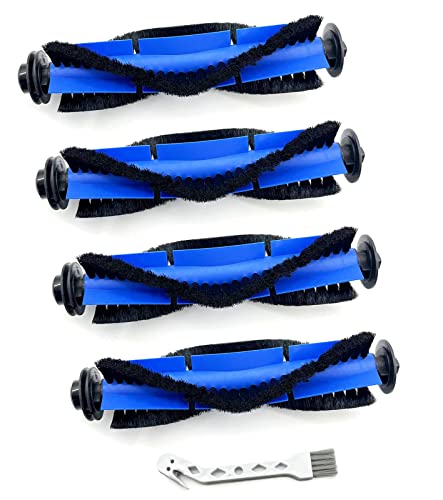 Tivcroxs 4 Pack Replacement Parts Rolling Brush Compatible with Eufy RoboVac 11S, 30C, G30, 30, 11S MAX, 30C MAX, 15T, 15C, 12, 35C, 15C MAX, G30, G30 Edge Robotic Vacuums - Image 1