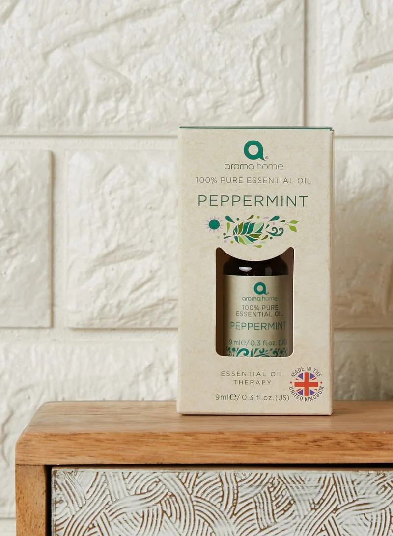 Aroma Home Peppermint Pure Essential Oil 9Ml