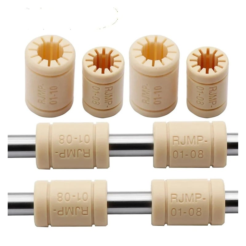4PCS RJ4JP 01 12 Linear Bearing Polymer Plastic Bushing For 3D Printer CNC Machine - Image 3