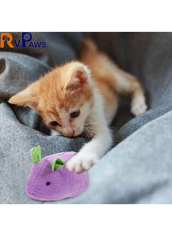 Generic - 2 Pcs Plush Mouse Cats Rattling Mice Amusement Toys Catnip Mice Toys Cat Mice Toys Kitten Stuffed Animal Toy Cat Catching Toy Mouse - Color May Vary - Image 1