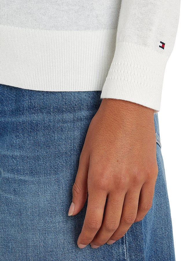 TOMMY HILFIGER Boat Neck Jersey Sweatshirt - Image 4