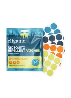 Cliganic Mosquito Repellent Stickers 90 Pack  - Image 1