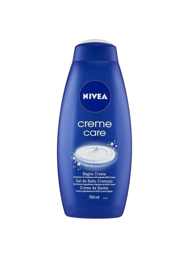 Nivea Nivea Bath Cream Body Wash, Creme Care Original Scent - 25.36 Ounce (750ml) x Pack of 3 - Image 2