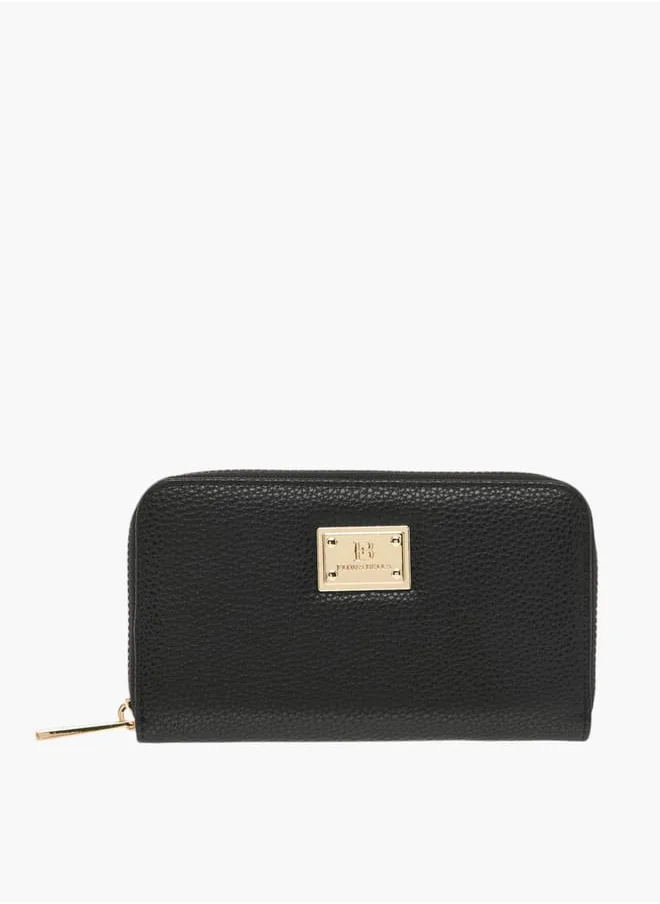 Flora Bella By Shoexpress Womens Textured Zip Around Wallet