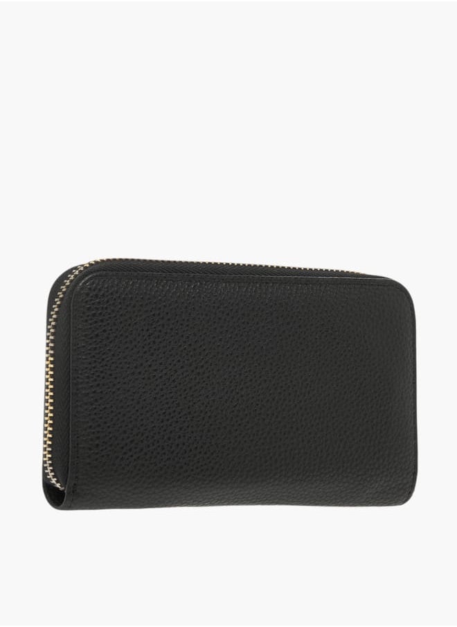 Flora Bella By Shoexpress Womens Textured Zip Around Wallet  - Image 2