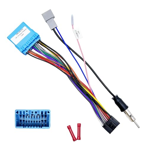 WildTundra 16Pin ISO Aftermarket Radio Harness Adapter for Honda 1998-20011 Acura 1999-2008 Suzuki 2002-2013, 16Pin Android Car Stereo Wiring Harness with SWC Reverse Antenna Cable for Accord Odyssey MDX RDX - Image 1