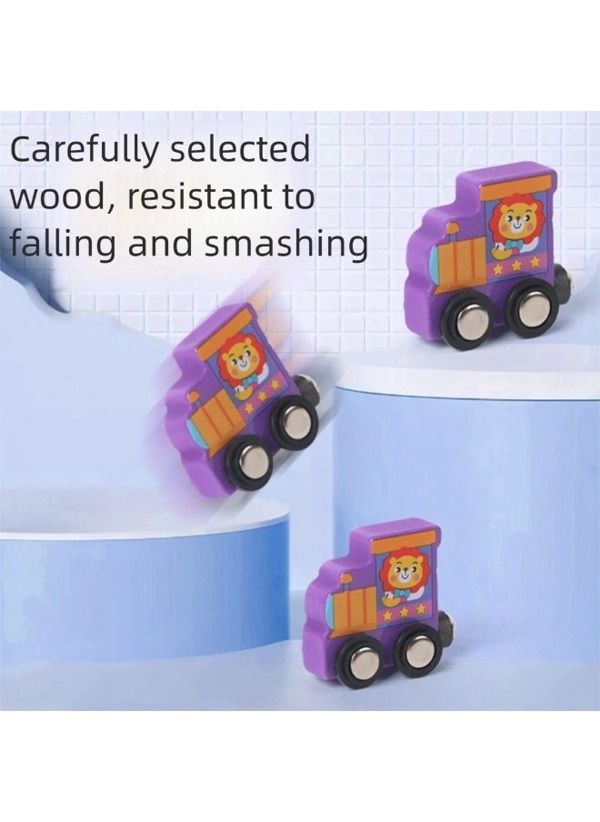 1 set Colorful Magnetic 0-10 Number Train -  Montessori Learning Toy, Wooden Educational Toy for, Enhances Hand-Eye Coordination & Cognitive Skills, Fun Family Activity | Learning While Playing, Educational Toys And Game, Perfect for Parties & Holiday Gifts  - Image 5